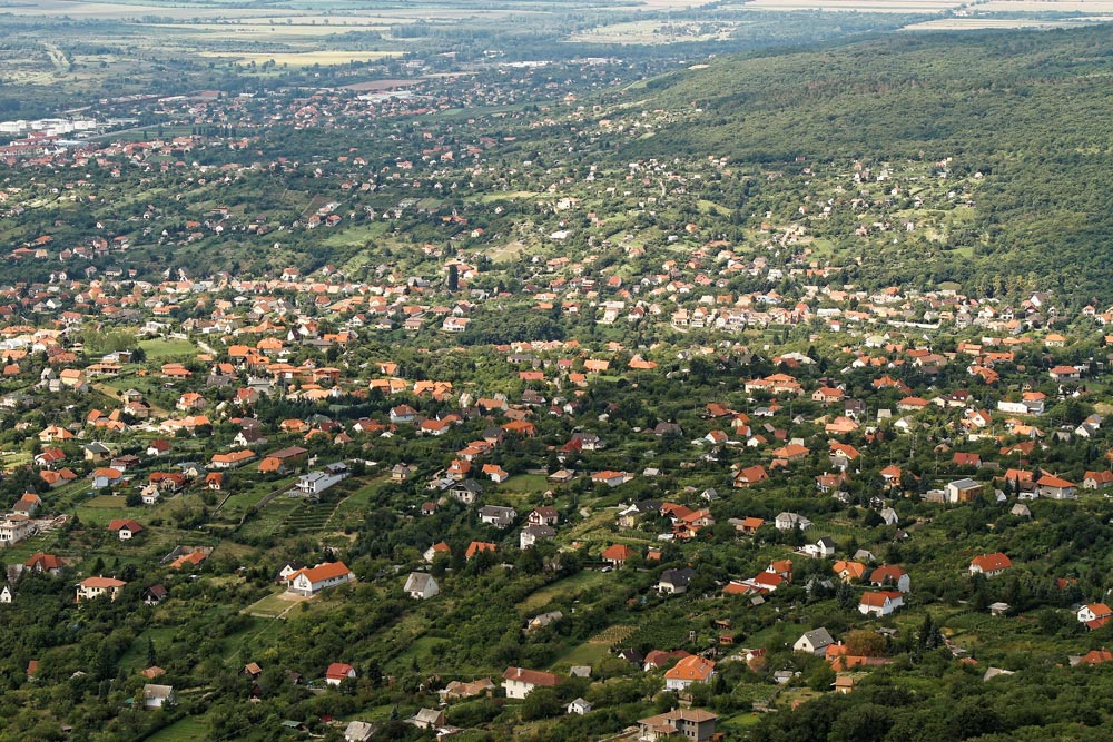 Luftbild Vororte einer Stadt