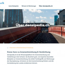 Screenshot der Startseite